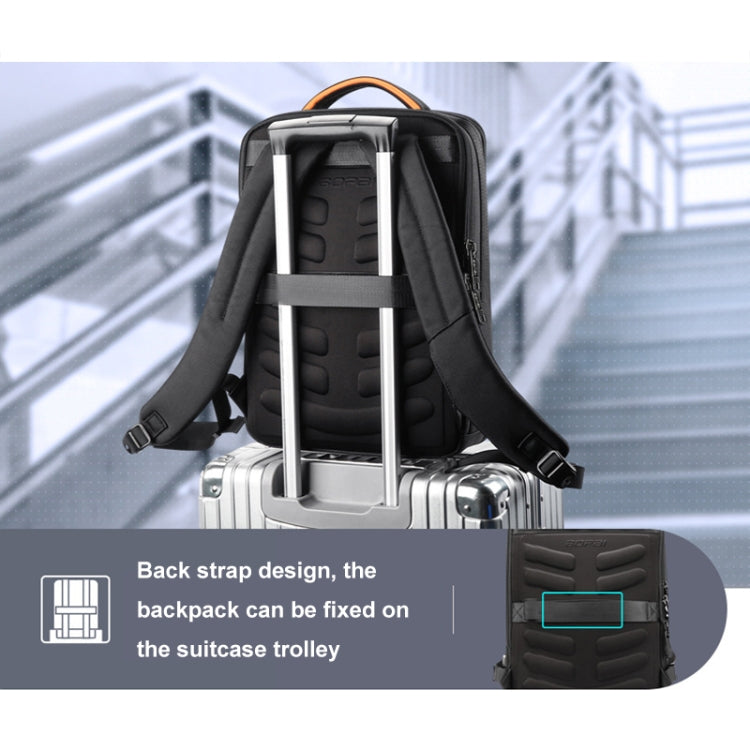 Bopai 751-006641A Large Capacity Anti-theft Waterproof Laptop Business Backpack(Black) - HoMEdemic™ 