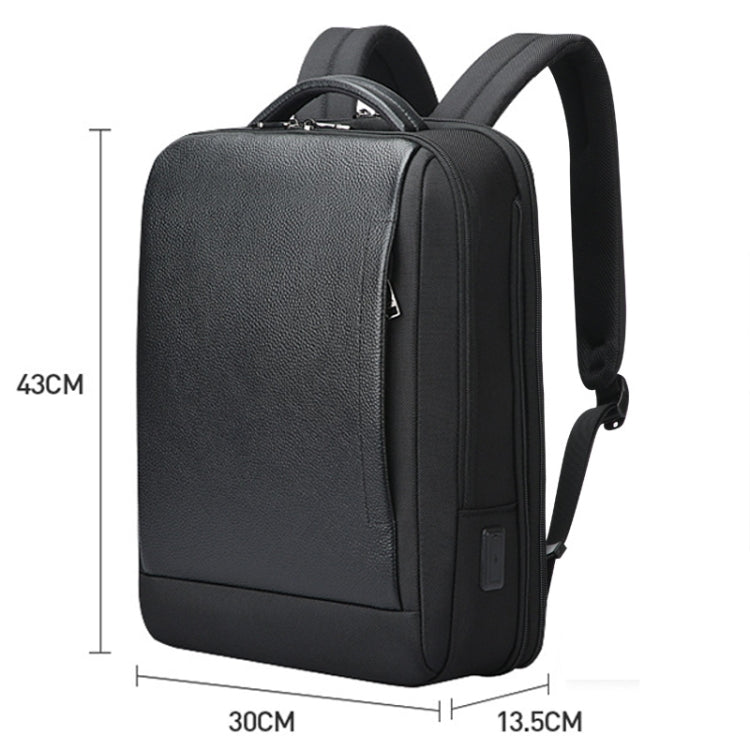 Bopai AL-61-122631B Large Capacity Cowhide Laptop Backpack With USB+Type-C Port(High-end Version) - HoMEdemic™ 