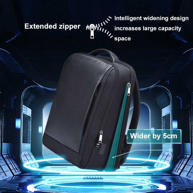 Bopai AL-61-122631B Large Capacity Cowhide Laptop Backpack With USB+Type-C Port(High-end Version) - HoMEdemic™ 