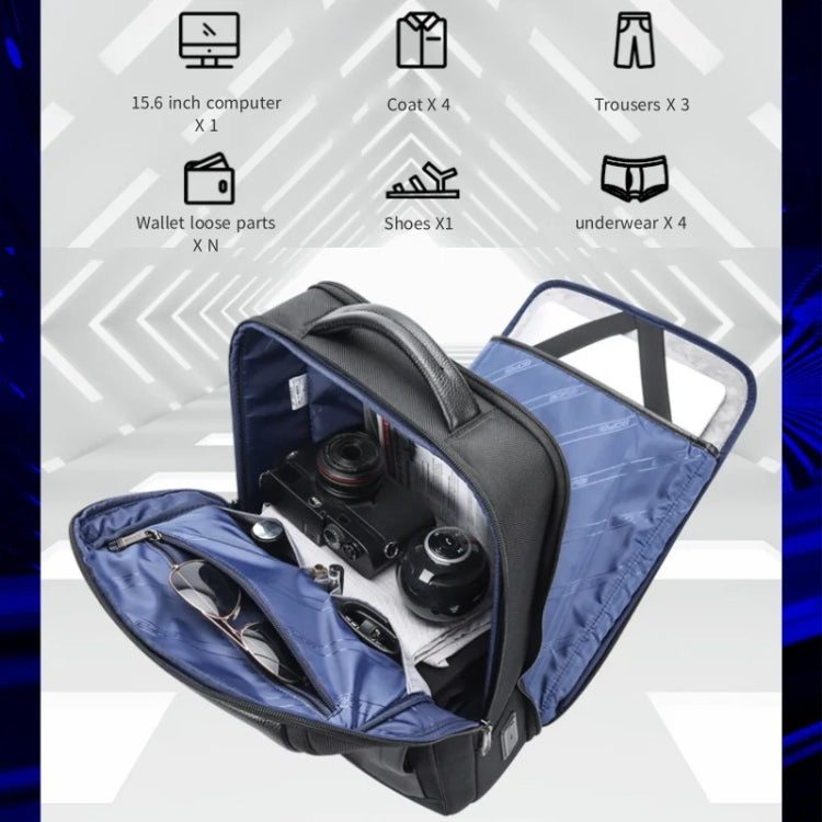 Bopai AL-61-122631B Large Capacity Cowhide Laptop Backpack With USB+Type-C Port(High-end Version) - HoMEdemic™ 