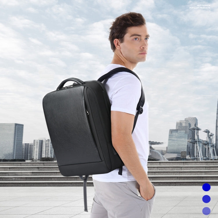 Bopai AL-61-122631B Large Capacity Cowhide Laptop Backpack With USB+Type-C Port(High-end Version) - HoMEdemic™ 