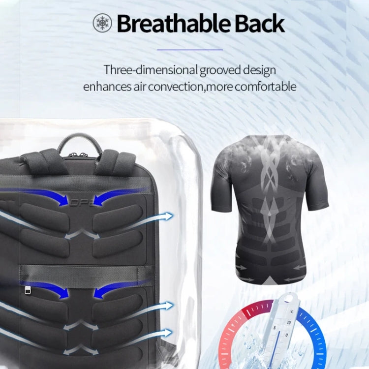 Bopai First-Layer Cowhide Business Commuter Waterproof And Lightweight Laptop Backpack, Color: Flagship - HoMEdemic™ 