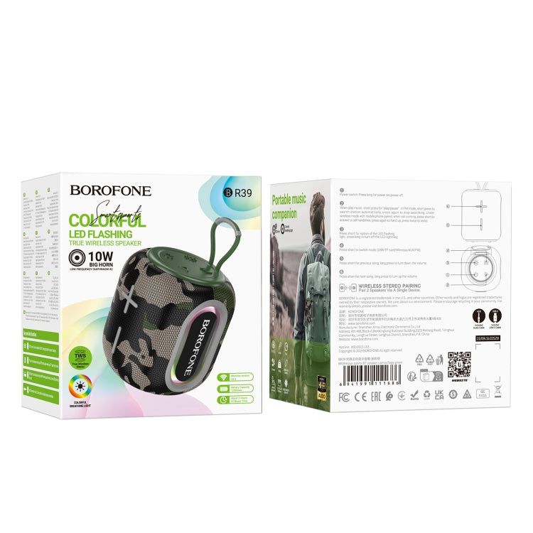 Borofone BR39 Portable Kaya Sports BT Speaker(Camouflage Green) - HoMEdemic™ 
