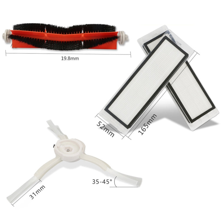 Brush Haipa Filter Sweeping Robot Accessories for Xiaomi Mijia Stone Generation / Second Generation - HoMEdemic™ 