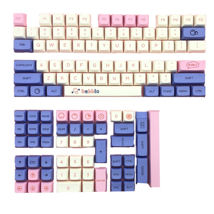 Bubble 127 Keys Sublimation Mechanical Keyboard PBT Keycaps - HoMEdemic™ 