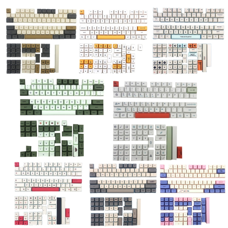 Bubble 127 Keys Sublimation Mechanical Keyboard PBT Keycaps - HoMEdemic™ 