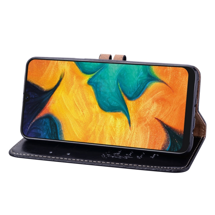 Business Style Oil Wax Texture Horizontal Flip Leather Case for Galaxy A30, with Holder & Card Slots & Wallet - HoMEdemic™ 