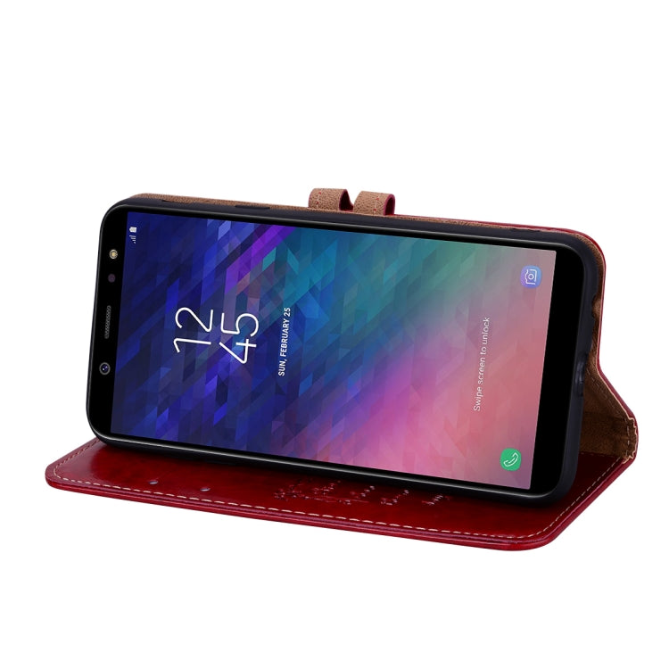 Business Style Oil Wax Texture Horizontal Flip Leather Case for Galaxy A6 (2018), with Holder & Card Slots & Wallet, For Galaxy A6 (2018) - HoMEdemic™ 