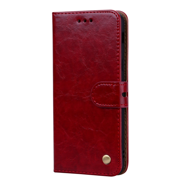 Business Style Oil Wax Texture Horizontal Flip Leather Case for Galaxy A6 (2018), with Holder & Card Slots & Wallet - HoMEdemic™ 