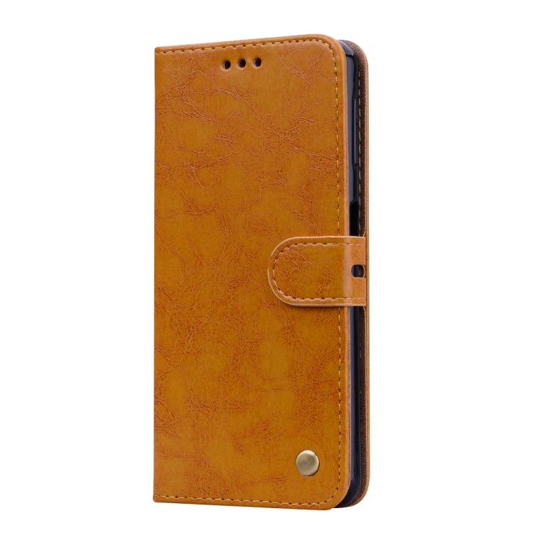 Business Style Oil Wax Texture Horizontal Flip Leather Case for Galaxy A7 (2018), with Holder & Card Slots & Wallet, For Galaxy A7 - HoMEdemic™ 