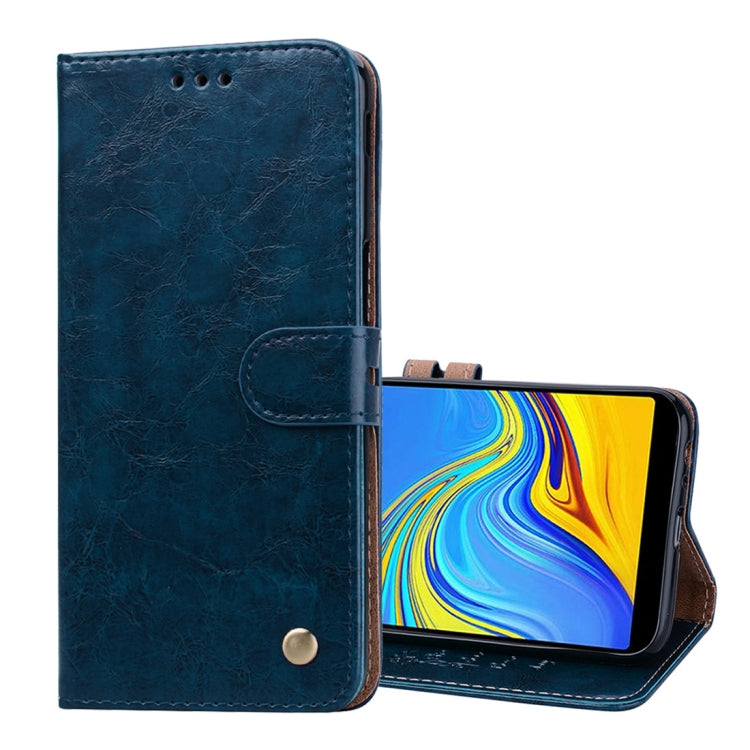 Business Style Oil Wax Texture Horizontal Flip Leather Case for Galaxy J6+, with Holder & Card Slots & Wallet, For Galaxy J6+ - HoMEdemic™ 
