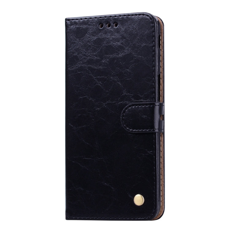 Business Style Oil Wax Texture Horizontal Flip Leather Case for Galaxy J6+, with Holder & Card Slots & Wallet - HoMEdemic™ 