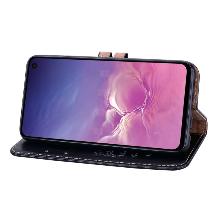 Business Style Oil Wax Texture Horizontal Flip Leather Case for Galaxy S10 E, with Holder & Card Slots & Wallet - HoMEdemic™ 