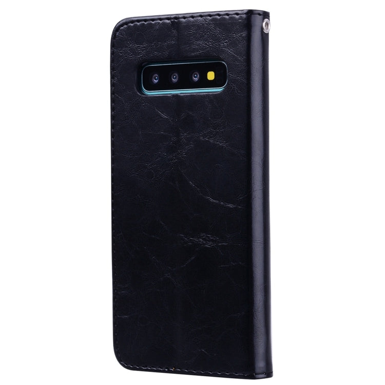 Business Style Oil Wax Texture Horizontal Flip Leather Case for Galaxy S10 Plus, with Holder & Card Slots & Wallet, For Galaxy S10 Plus - HoMEdemic™ 