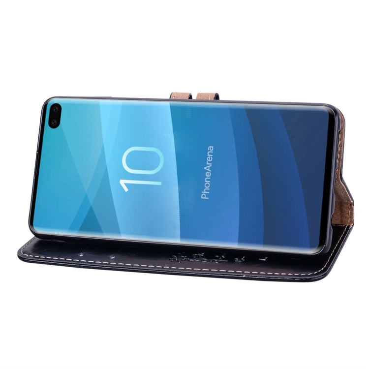 Business Style Oil Wax Texture Horizontal Flip Leather Case for Galaxy S10 Plus, with Holder & Card Slots & Wallet, For Galaxy S10 Plus - HoMEdemic™ 
