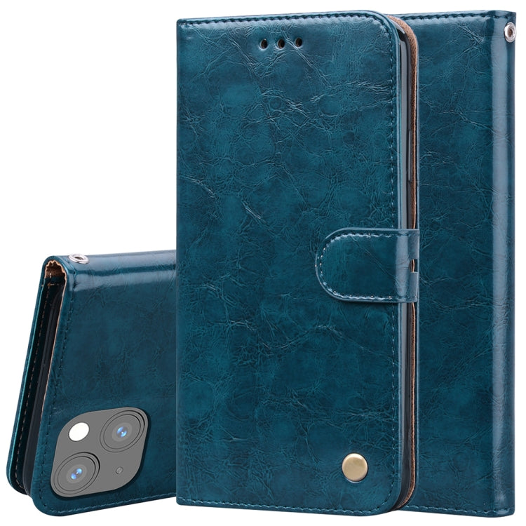 Business Style Oil Wax Texture Horizontal Flip Leather Case with Holder & Card Slots & Wallet - HoMEdemic™ 