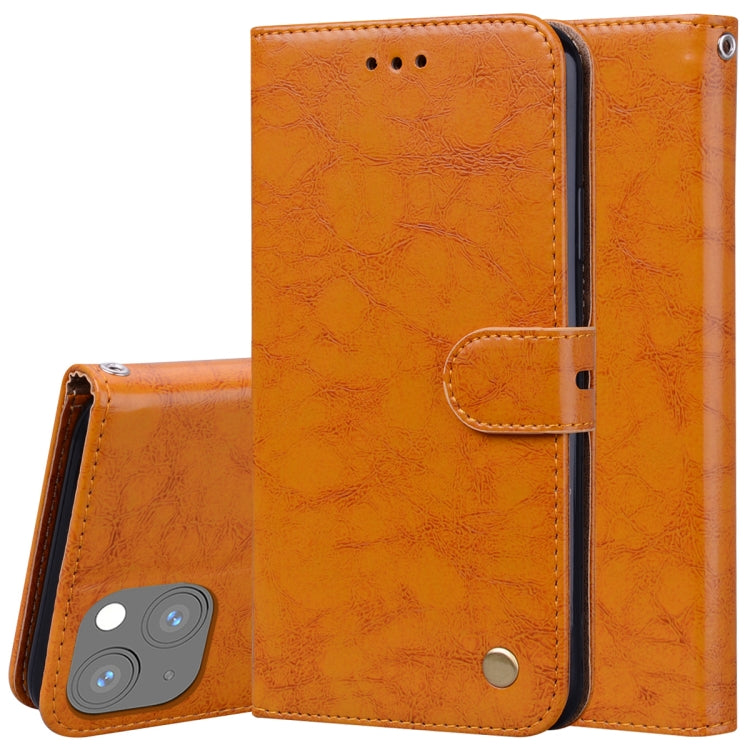 Business Style Oil Wax Texture Horizontal Flip Leather Case with Holder & Card Slots & Wallet - HoMEdemic™ 