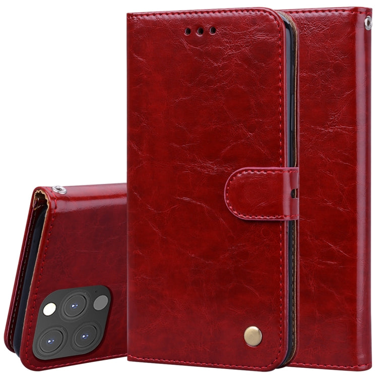 Business Style Oil Wax Texture Horizontal Flip Leather Case with Holder & Card Slots & Wallet - HoMEdemic™ 