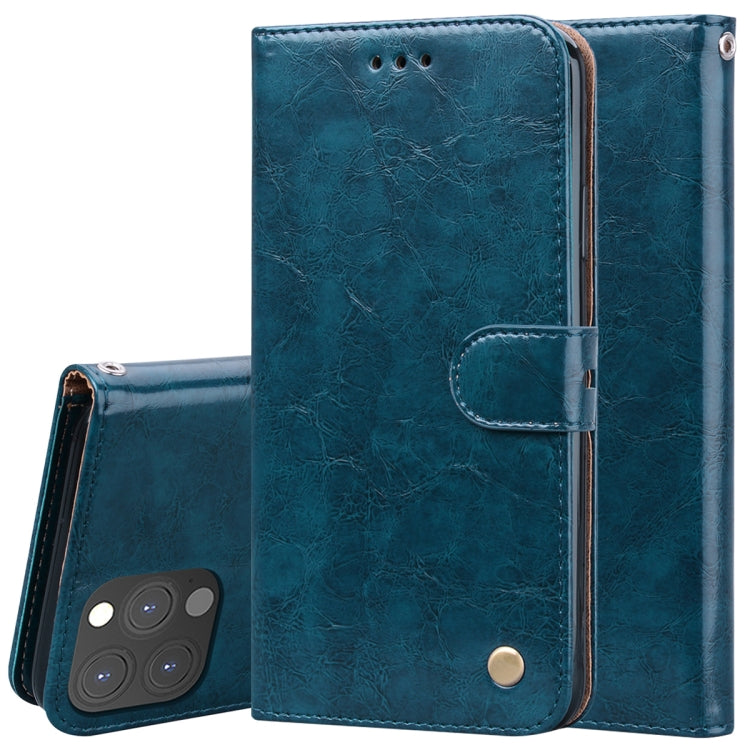 Business Style Oil Wax Texture Horizontal Flip Leather Case with Holder & Card Slots & Wallet - HoMEdemic™ 