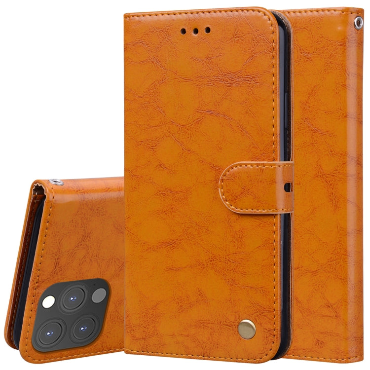 Business Style Oil Wax Texture Horizontal Flip Leather Case with Holder & Card Slots & Wallet - HoMEdemic™ 