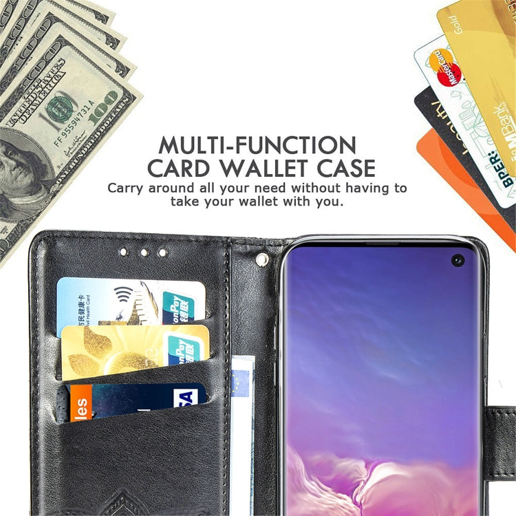 Butterfly Love Flowers Embossing Horizontal Flip Leather Case for Galaxy S10, with Holder & Card Slots & Wallet & Lanyard, For Galaxy S10 - HoMEdemic™ 