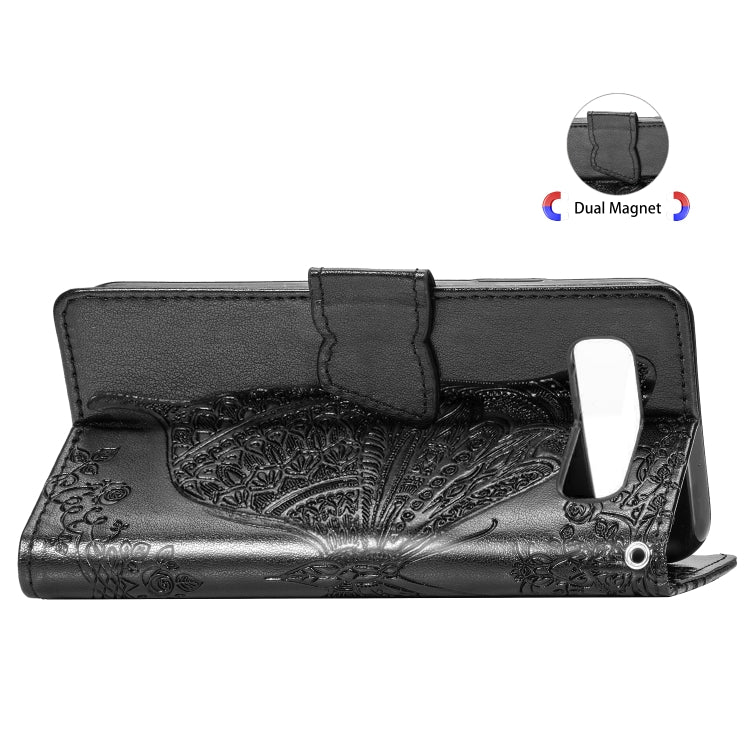 Butterfly Love Flowers Embossing Horizontal Flip Leather Case for Galaxy S10, with Holder & Card Slots & Wallet & Lanyard, For Galaxy S10 - HoMEdemic™ 