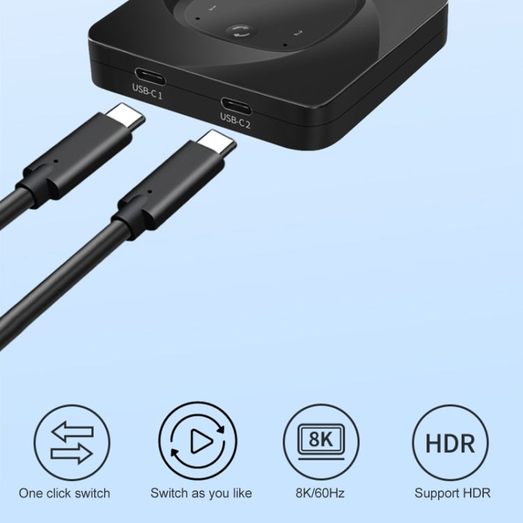 C-HD019 USB-C / Type-C Full-featured Bidirectional Switch Supports 8K HD Display - HoMEdemic™ 