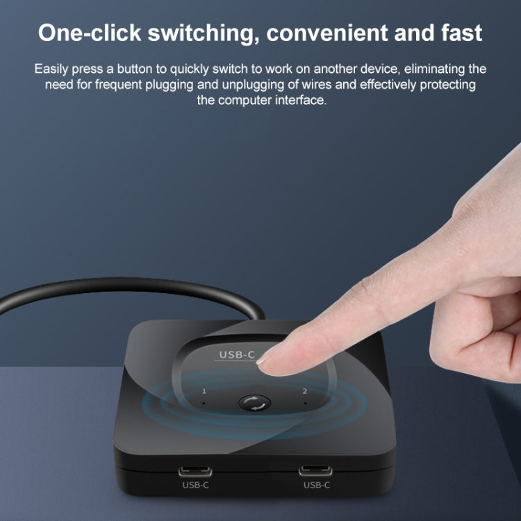 C-HD019 USB-C / Type-C Full-featured Bidirectional Switch Supports 8K HD Display - HoMEdemic™ 