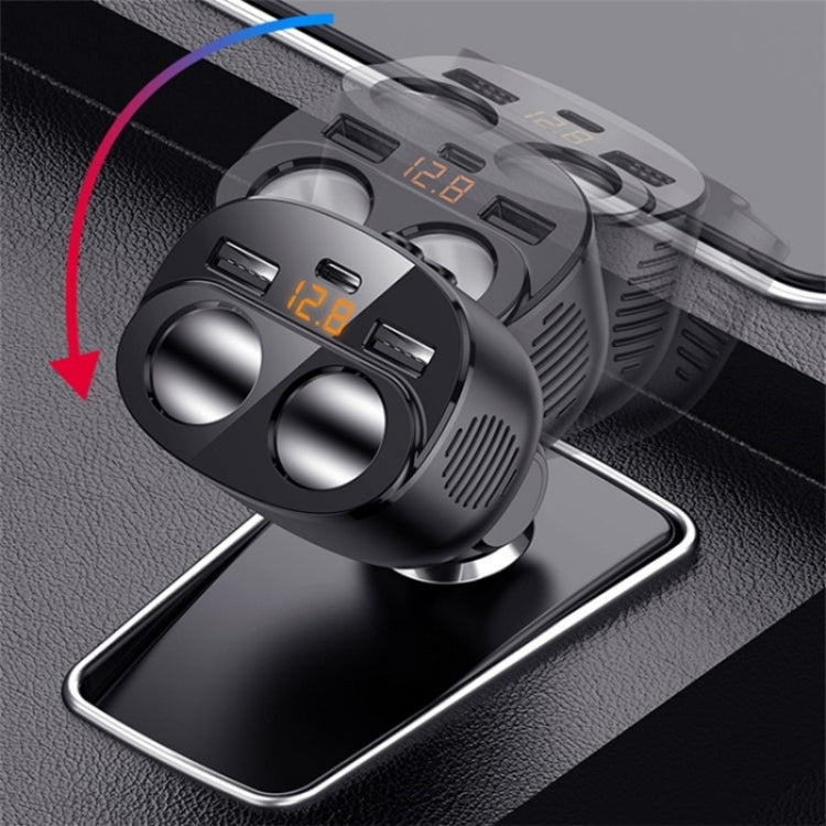 C06Q Dual USB + Type-C Cigarette Lighter PD 18W / QC3.0 Fast Charging Car Charger - HoMEdemic™ 