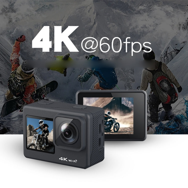 C1 Dual-Screen 2.0 inch + 1.3 inch Screen Anti-shake 4K WiFi Sport Action Camera Camcorder with Waterproof Housing Case,  Allwinner V316, 170 Degrees Wide Angle - HoMEdemic™ 