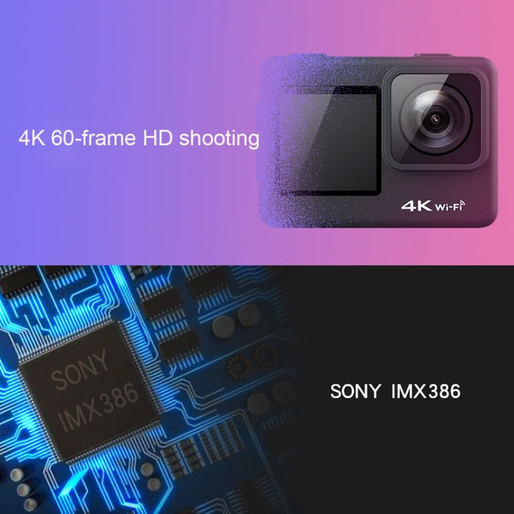 C1 Dual-Screen 2.0 inch + 1.3 inch Screen Anti-shake 4K WiFi Sport Action Camera Camcorder with Waterproof Housing Case,  Allwinner V316, 170 Degrees Wide Angle - HoMEdemic™ 