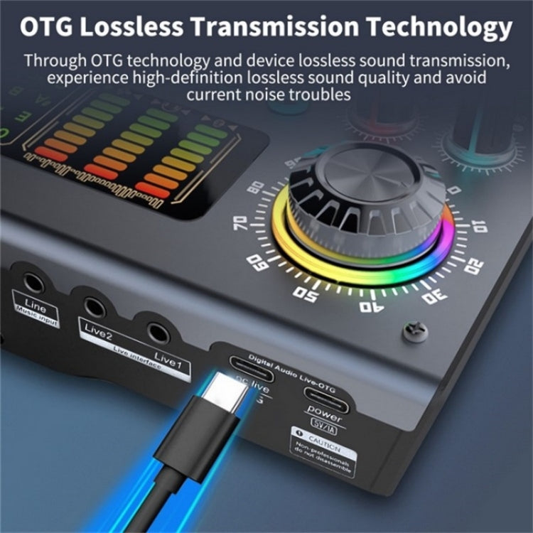 C100 Live Streaming Recording Karaoke Sound Card Mobile Audio Mixer - HoMEdemic™