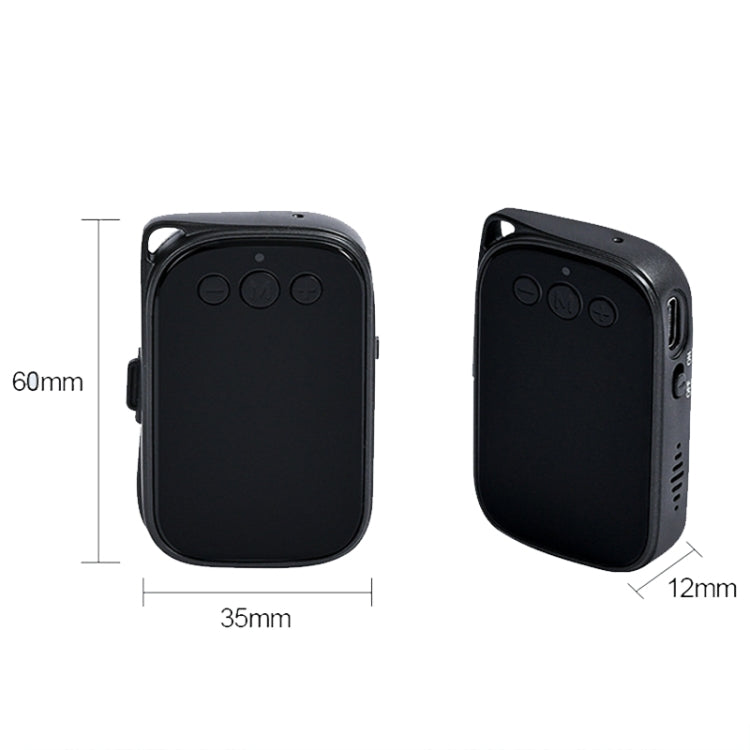 C20 HD Intelligent Noise Reduction Mini Recorder With OTG, Size: 16GB(Black) - HoMEdemic™ 