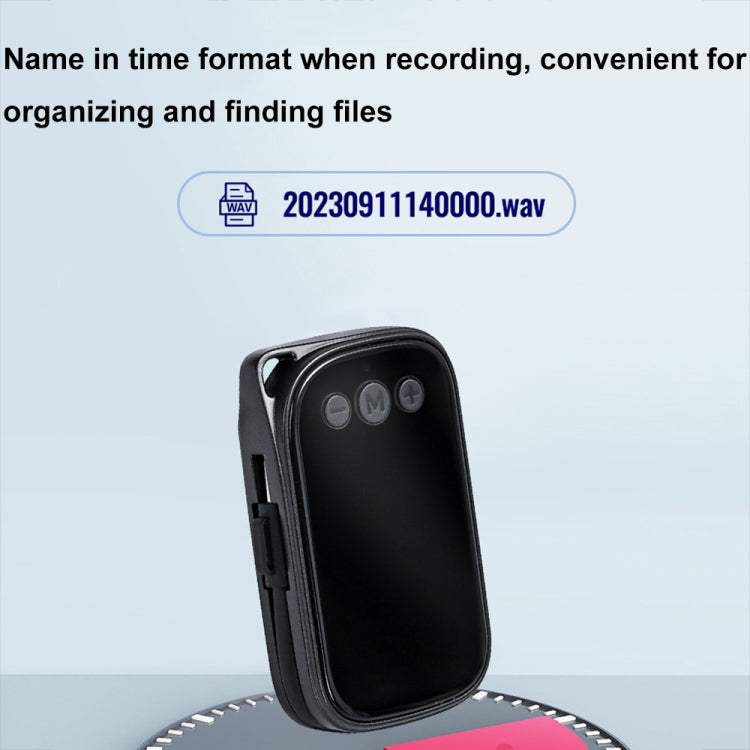 C20 HD Intelligent Noise Reduction Mini Recorder With OTG, Size: 32GB(Black) - HoMEdemic™ 