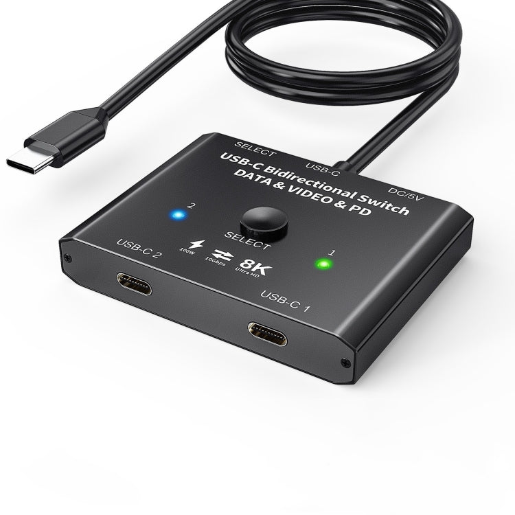 C201 Single Machine 8K30 Type-C / USB-C Bidirectional Switch 10Gbps HD Splitter - HoMEdemic™ 