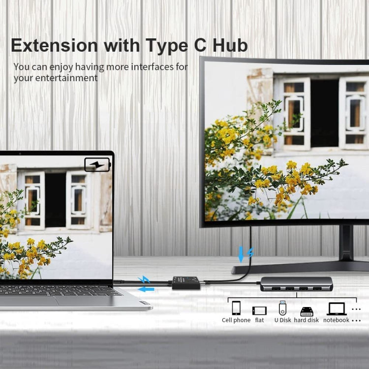 C201 Single Machine 8K30 Type-C / USB-C Bidirectional Switch 10Gbps HD Splitter - HoMEdemic™ 