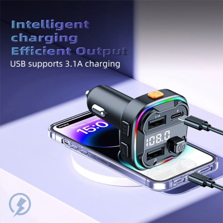 C3 Dual USB Car Charger Bluetooth Hands-free Call Adapter FM Transmitter Car MP3 Music Player - HoMEdemic™ 