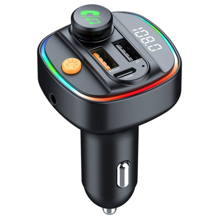 C4S Digital Display Car PD 30W+QC 3.0 Car Charger Audio MP3 Player FM Transmitter - HoMEdemic™ 