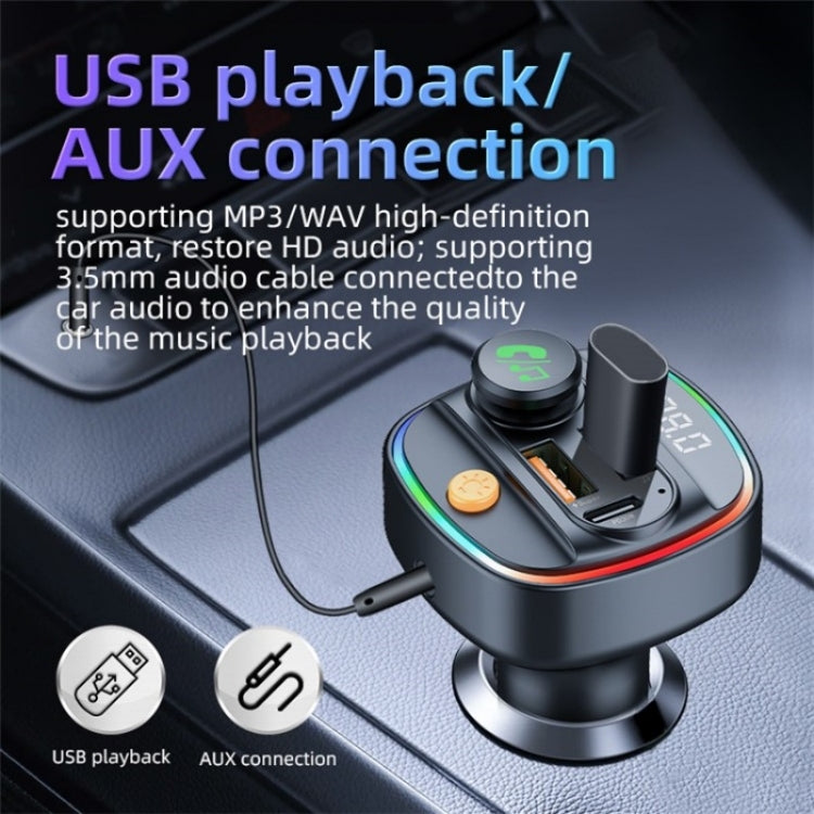 C4S Digital Display Car PD 30W+QC 3.0 Car Charger Audio MP3 Player FM Transmitter - HoMEdemic™ 