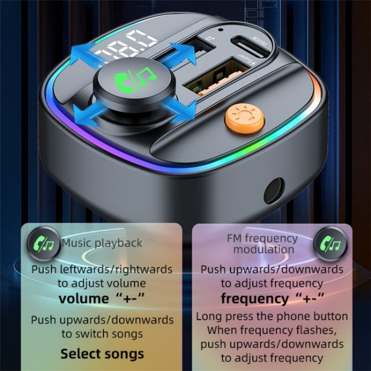 C4S Digital Display Car PD 30W+QC 3.0 Car Charger Audio MP3 Player FM Transmitter - HoMEdemic™ 