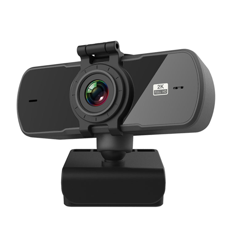 C5 4 Million Pixel Auto Focus 2K Full HD Webcam 360 Rotation USB Driver-free Live Broadcast WebCamera with Mic, C5 - HoMEdemic™ 