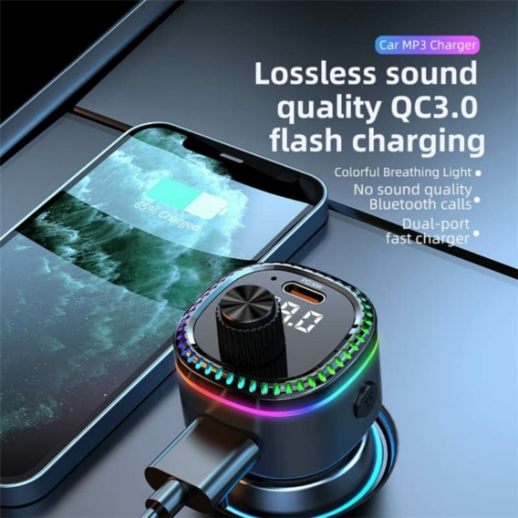 C58 Car MP3 Music Player Type-C + USB Car Charger Bluetooth Adapter FM Transmitter - HoMEdemic™ 