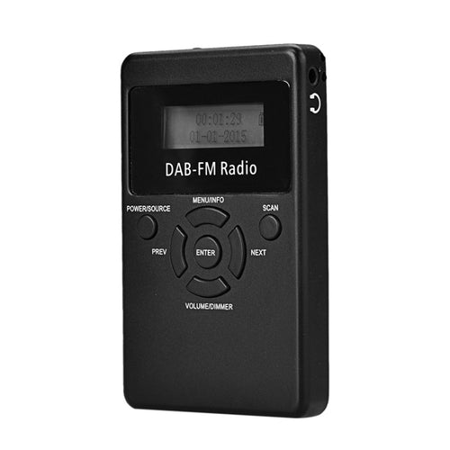 HRD-101 Portable Mini Digital DAB+FM Radio with Lanyard & Headset - HoMEdemic™ 