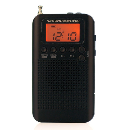 HRD-104 Mini Portable FM + AM Two Band Radio with Loudspeaker - HoMEdemic™ 