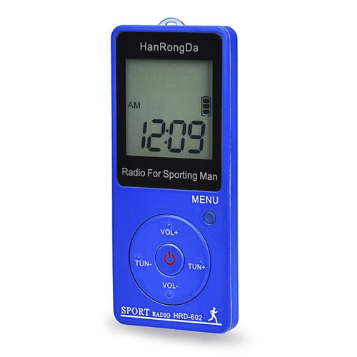 HRD-602 Digital Display FM AM Mini Sports Radio with Step Counting Function - HoMEdemic™ 