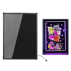 50x70cm Electronic Handwriting Fluorescent Board Glowing Advertising Blackboard, 50x70cm - HoMEdemic™ 