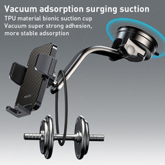 Yesido C172 Suction Cup Type Bending Arm Car Phone Holder (Black) - HoMEdemic™ 