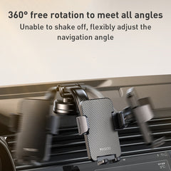 Yesido C172 Suction Cup Type Bending Arm Car Phone Holder (Black) - HoMEdemic™ 