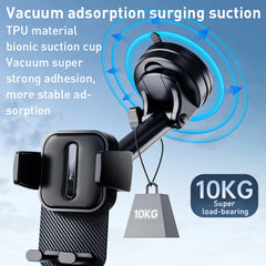 Yesido C174 Suction Cup Type Telescopic Car Phone Holder (Black) - HoMEdemic™ 