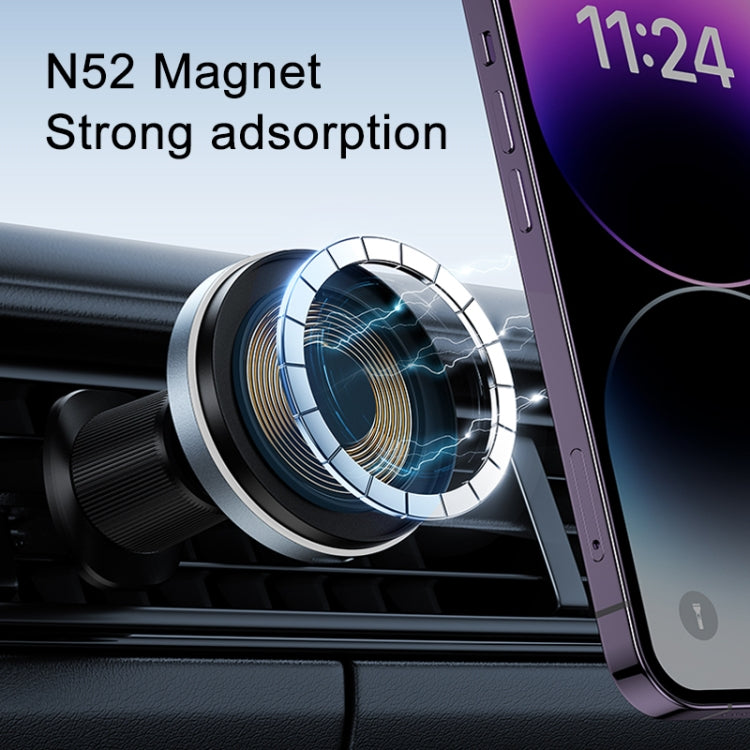 MOMAX CM25A Magnetic Wireless Charger Car Air Outlet Phone Holder - HoMEdemic™ 